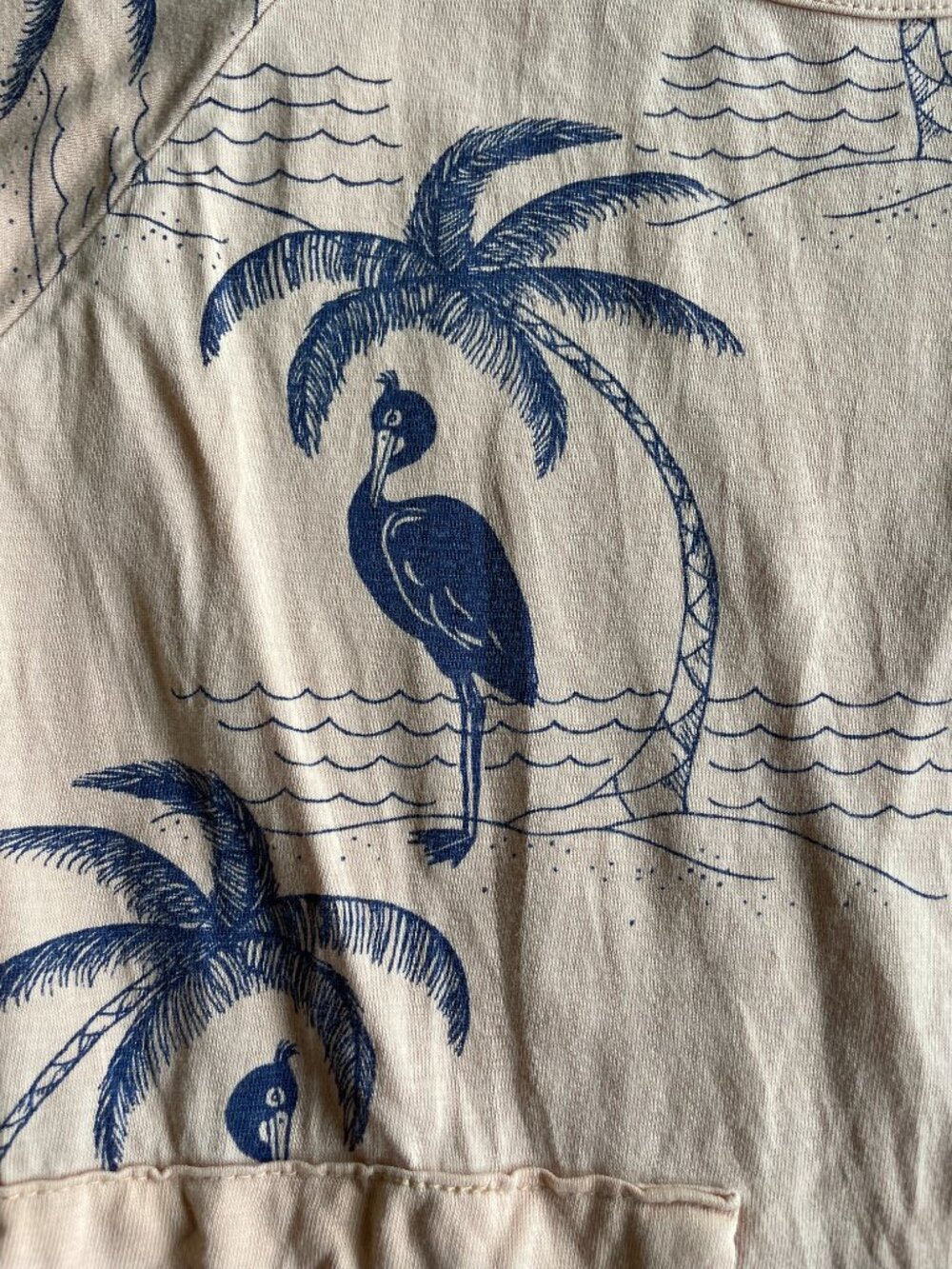Mini Rodini 100% Organic Cotton‎ Tropical Bird Dress Coverup - Size 3-5 Years - Picture 3 of 9